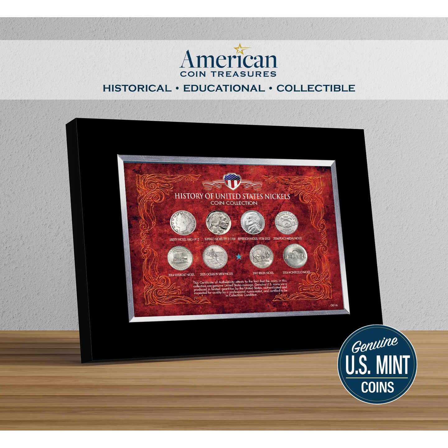 History of United States Nickels Coin Collection