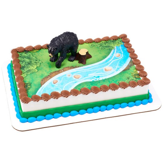Wild Black Bear DecoSet&#xAE; Cake Decoration