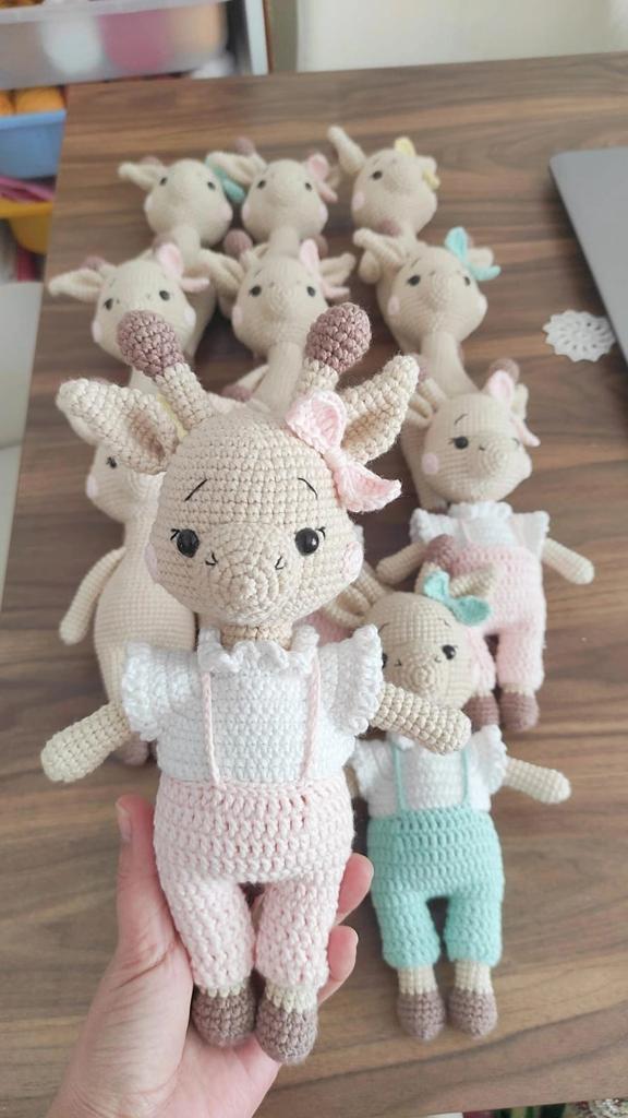 crochet animals,crochet deer,amigurumi toy, crochet gifts,crochet