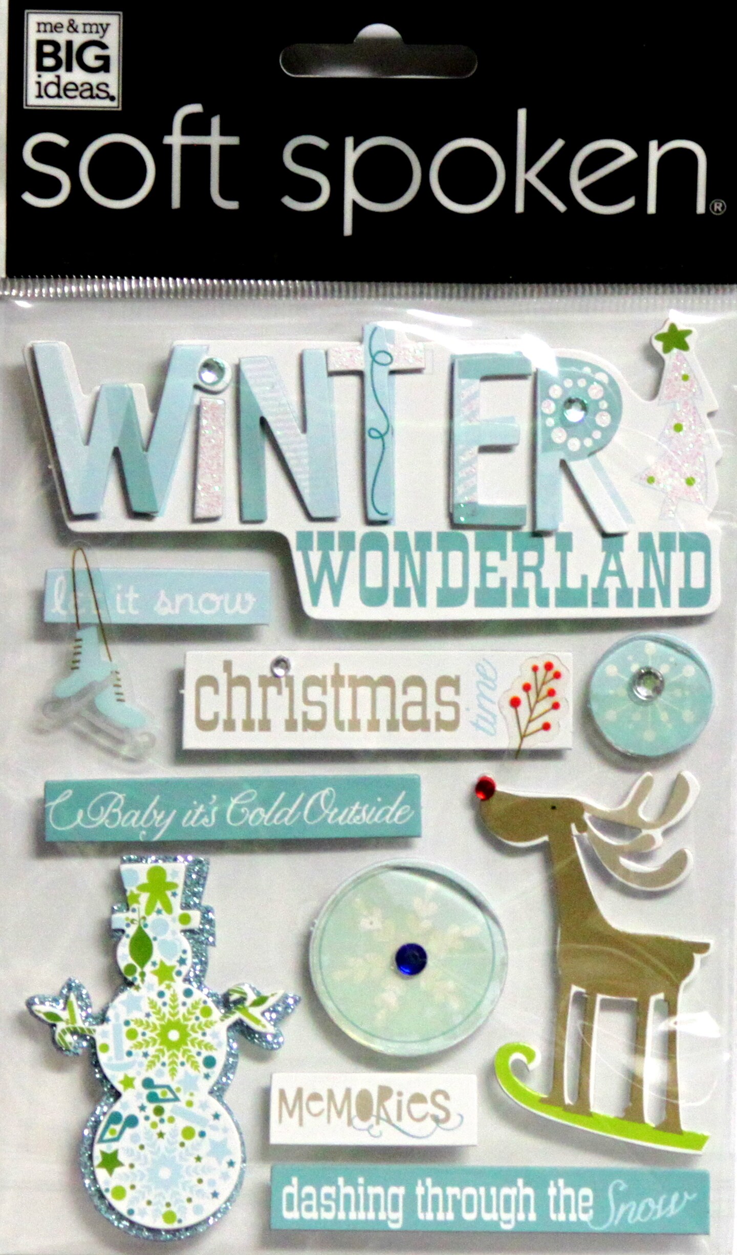 Me &#x26; My Big Ideas Soft Spoken Winter Wonderland Dimensional Stickers