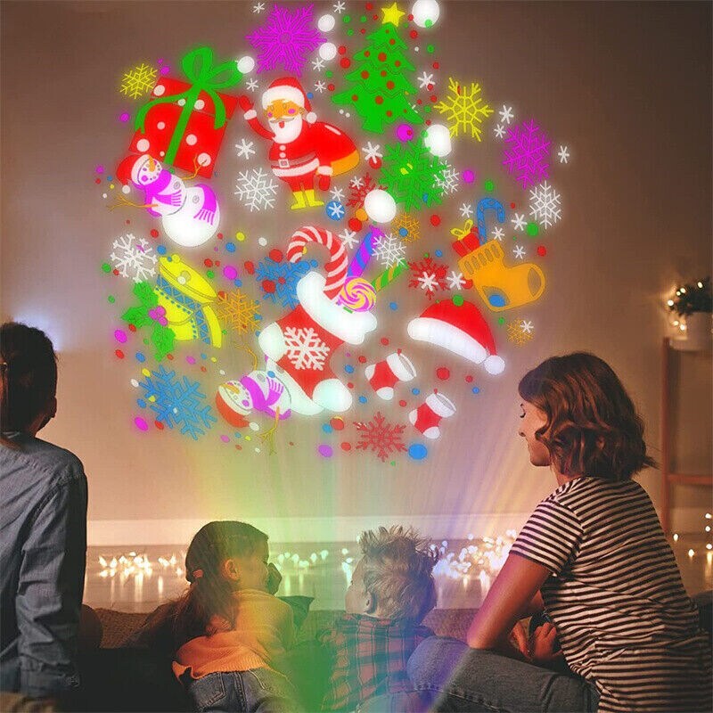 16Pattern Christmas Projector Laser Light Snow