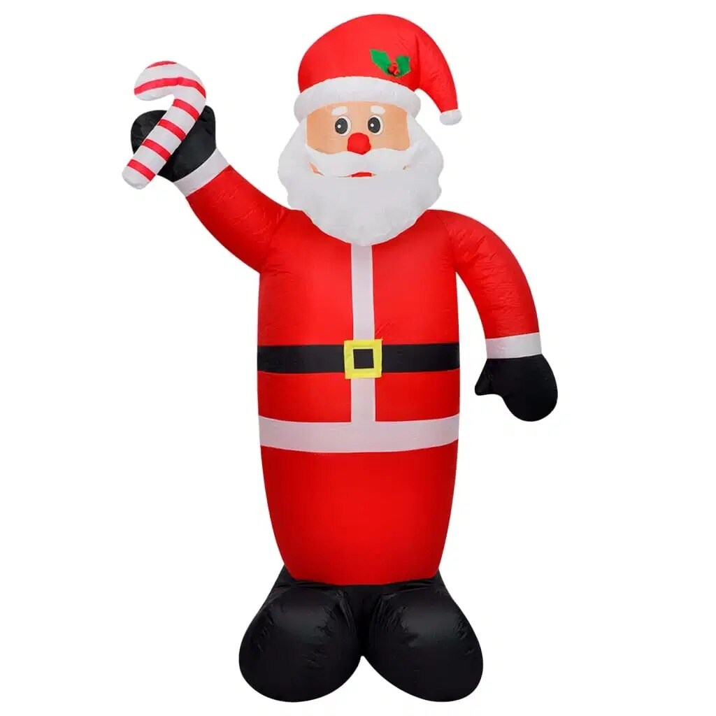 8ft Inflatable Santa Claus with LEDs for Christmas