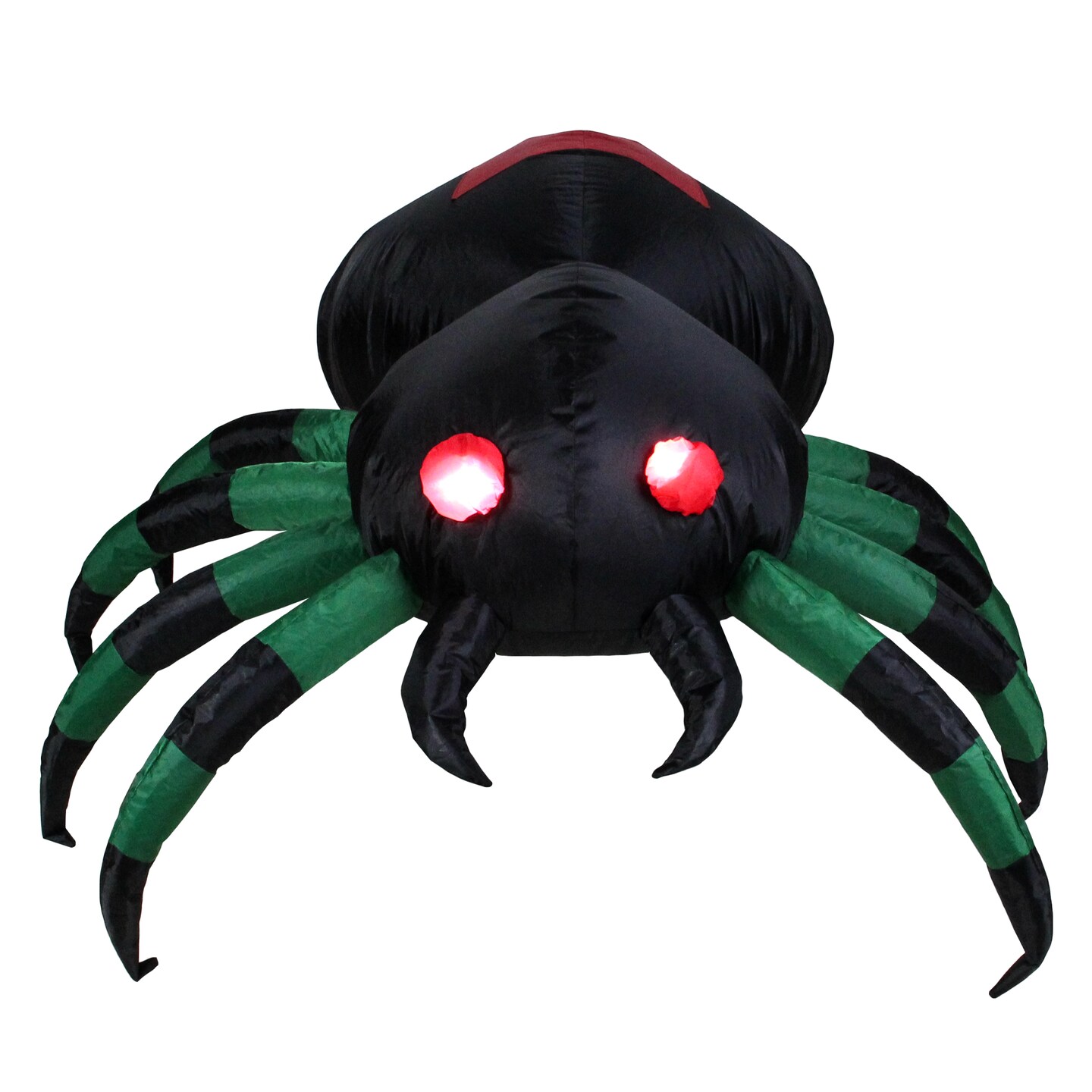 Northlight LED Lighted Spider Inflatable Outdoor Halloween Decoration - 3.5' - Black