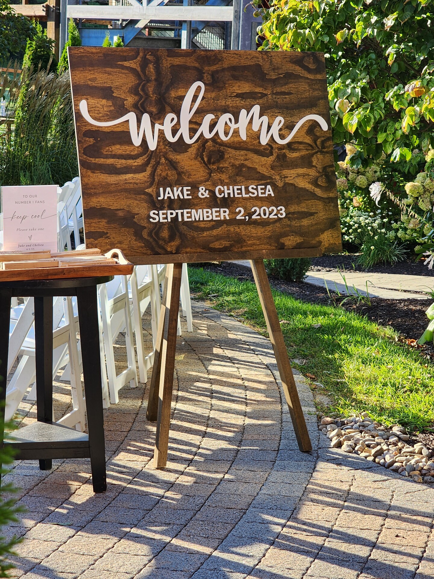 3D Wedding Welcome Sign - Custom Wood popular Wedding Sign - Welcome to Our Forever Sign - 3D wedding signage - 3D Wedding Name Board