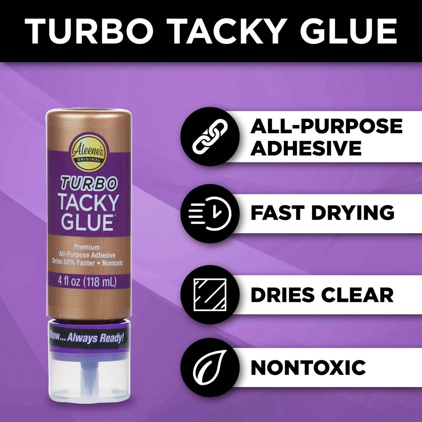 Aleene&#x27;s Always Ready Turbo Tacky Glue 4 fl. oz.