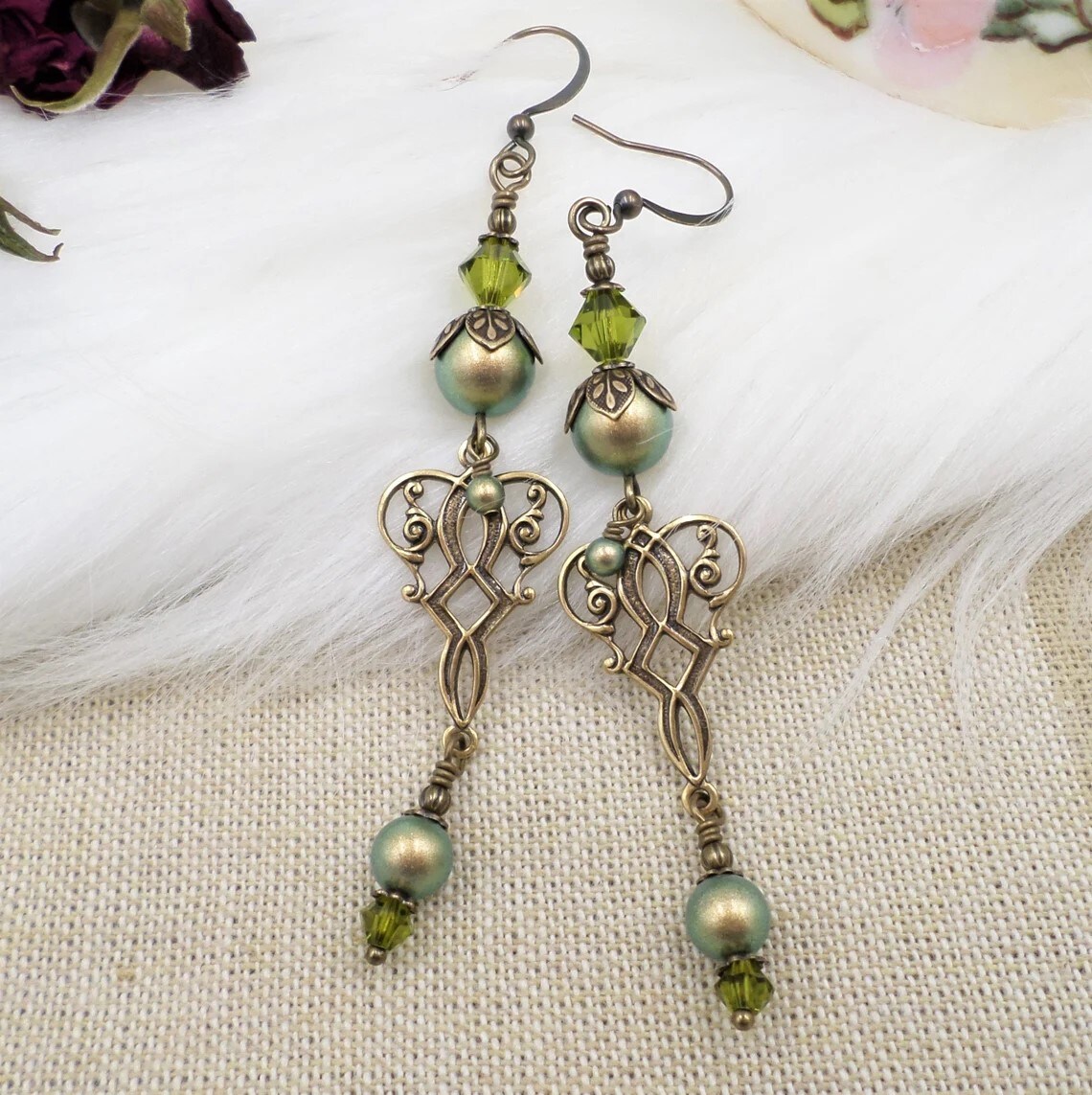 Bridal earrings - baroque pearl and crystal long drops - Nikola by Kez –  KEZANI JEWELLERY - designer bridal jewellery and wedding accessories