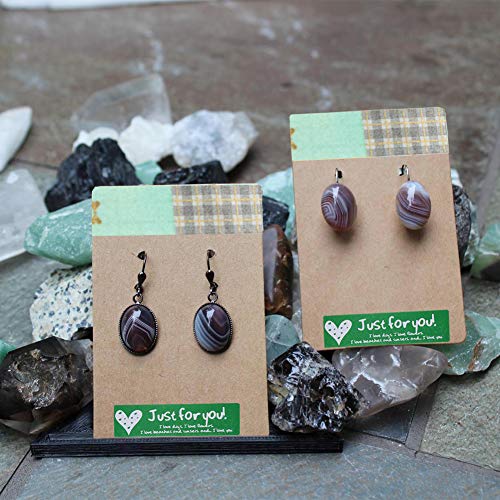 150 Pieces Earring Cards Necklace Cards Bracelet Cards Earring Holder Cards Necklace Display Cards Kraft Paper Tags for Jewelry Display