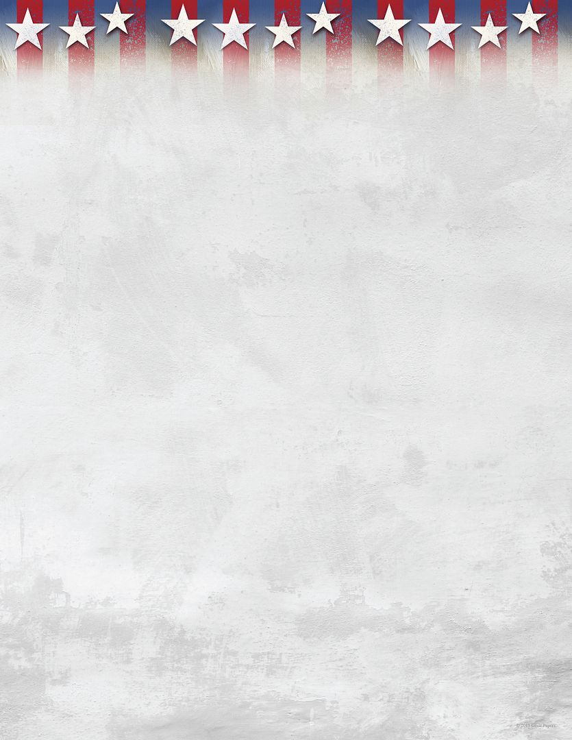 Great Papers! Stars of Honor Patriotic Stationery Letterhead, Invitations and Announcements, Printer Friendly, 8.5"x11", 80 Pack