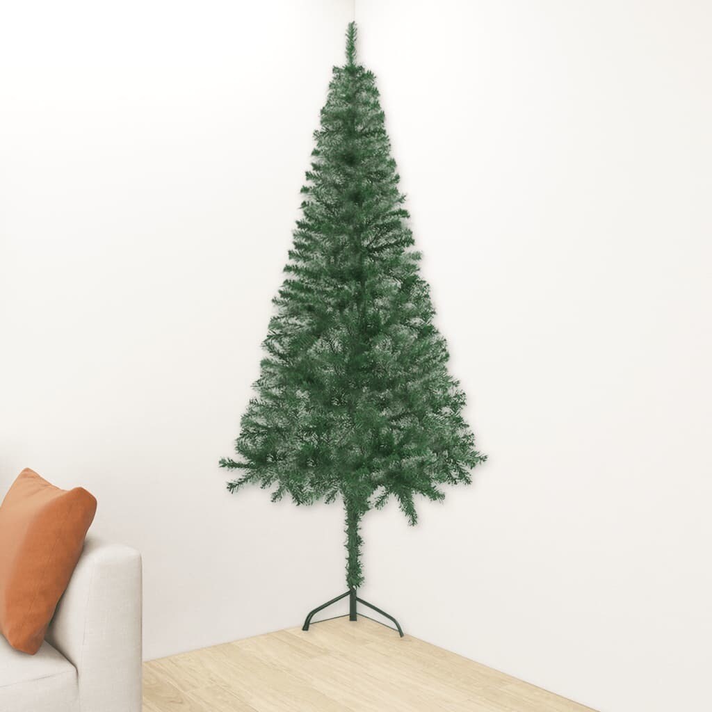 Corner Artificial Christmas Tree Green 4 ft PVC