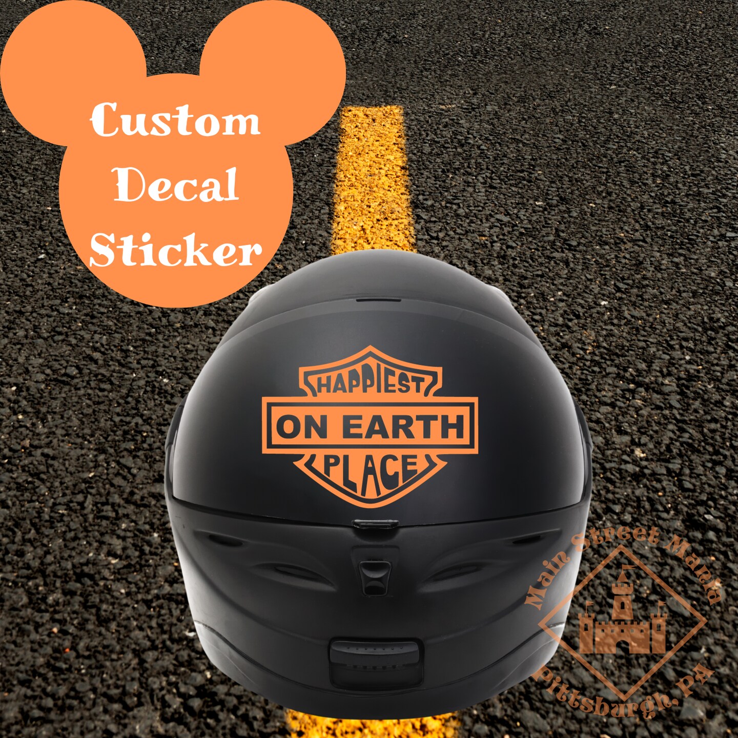 The Happiest Place Decal