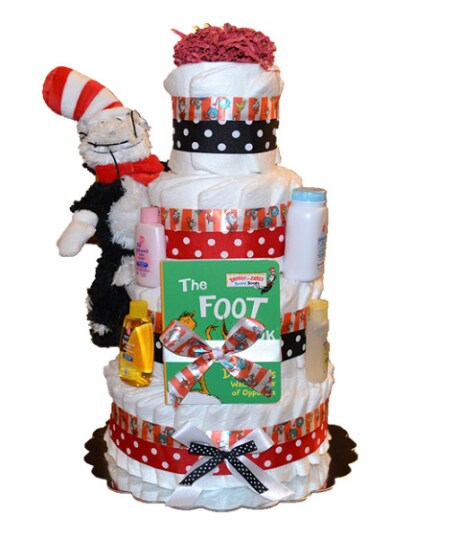 Depends store diaper cake