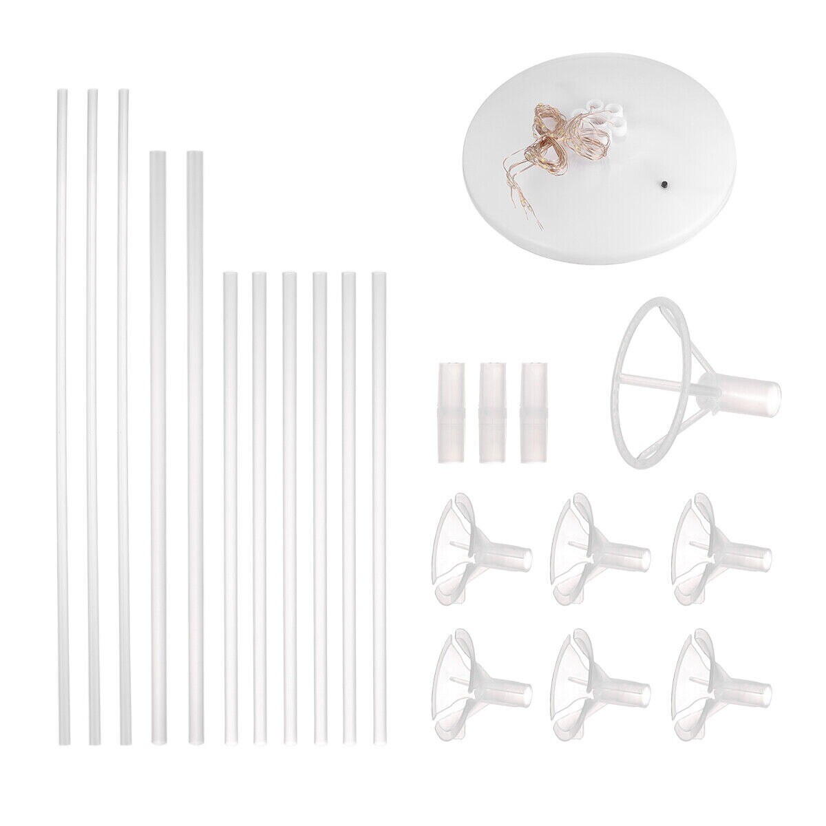 Balloon Column Arch Stand Base Display with Light Kit-1 Set