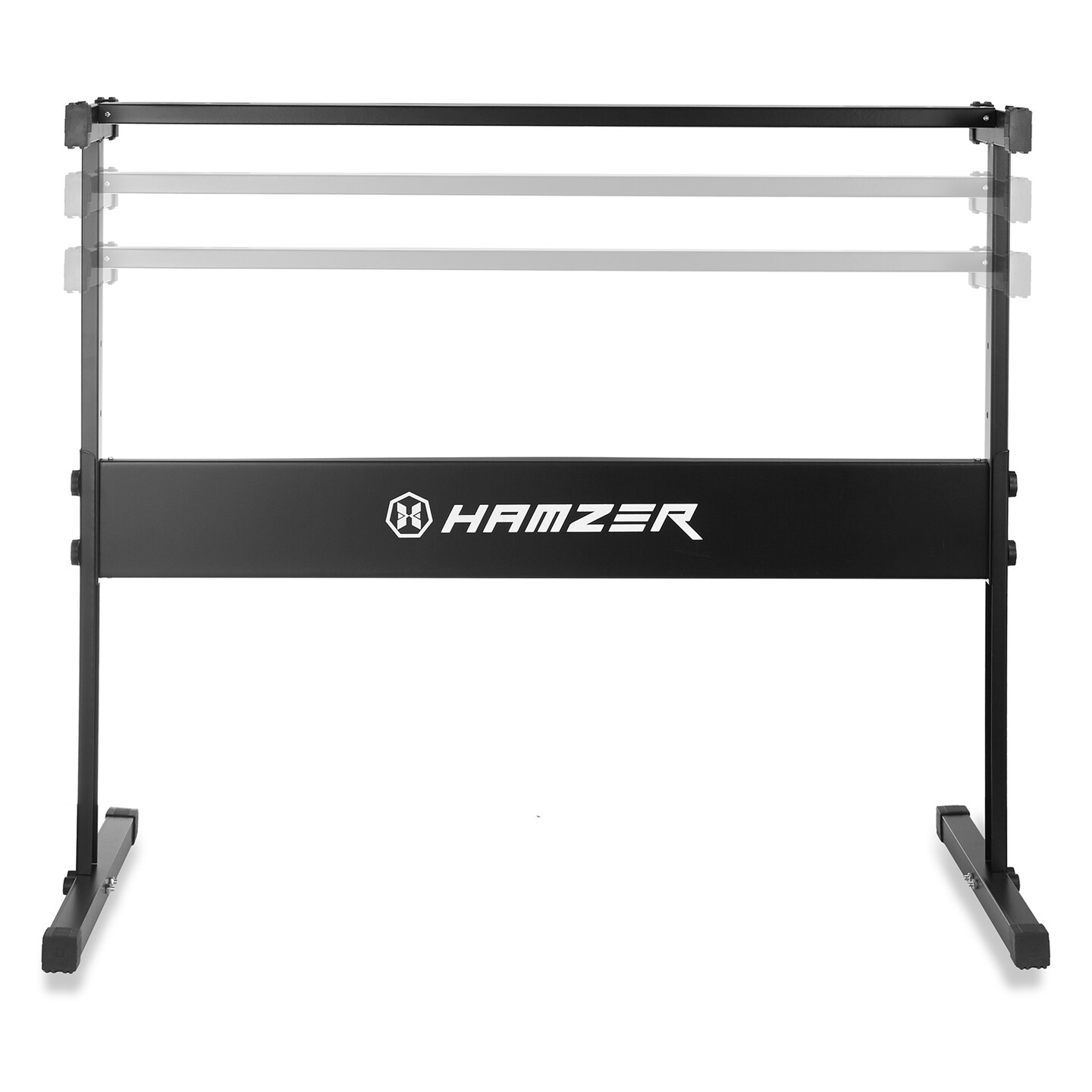 Hamzer Heavy Duty, H Style Piano Keyboard Stand - Height Adjustable w/Non Slip Caps for Digital Electronic Piano, Black