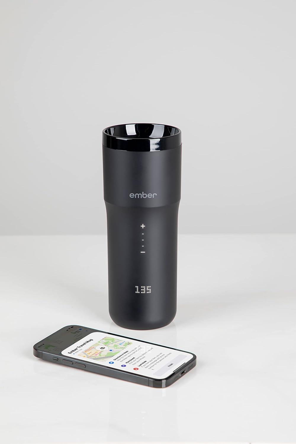 Ember Travel Mug 2, 12 oz, Temperature Control Smart Travel Mug, Black