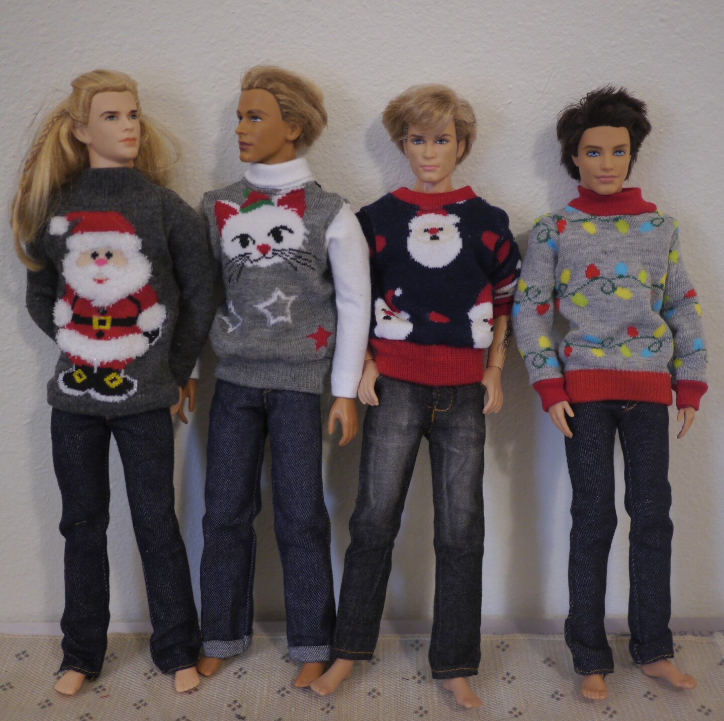 Ken doll clothes, Ken Christmas sweater