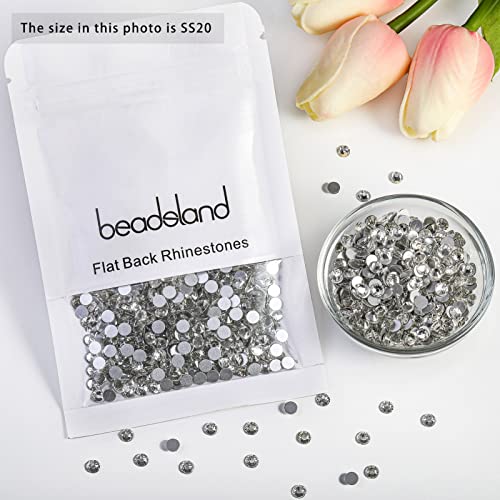 Beadsland 1440pcs Flat Back Crystal Rhinestones Round Gems for Nail Art and  Craft Glue Fix, Fuchsia,SS16,3.8-4.0mm