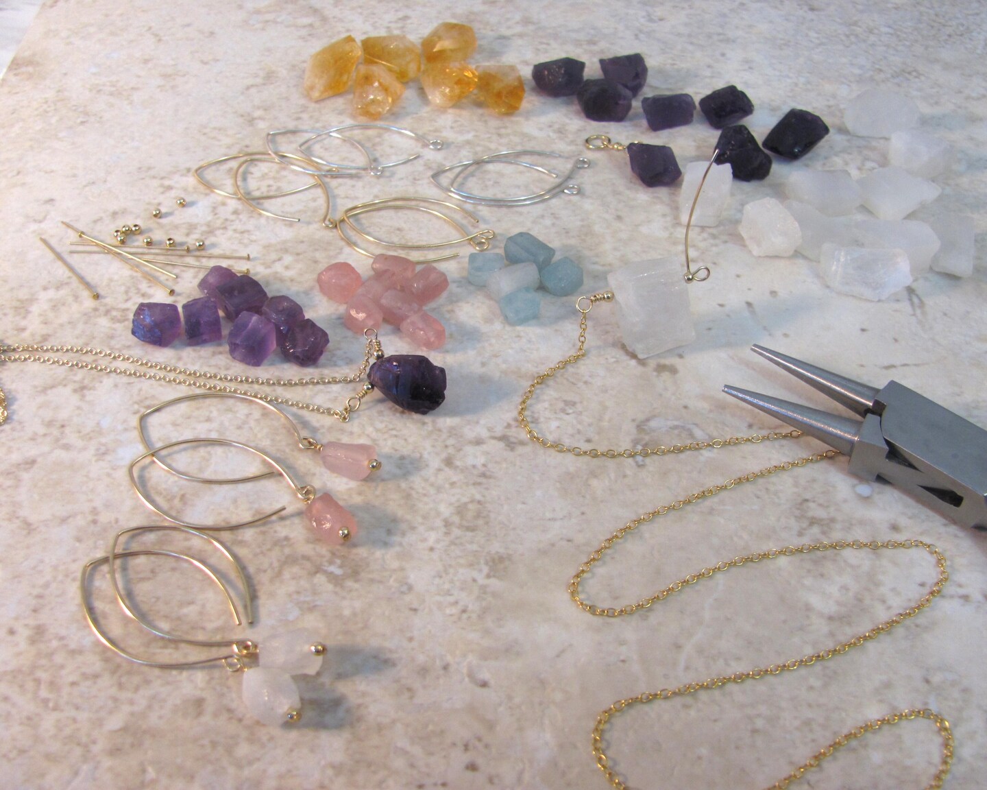Small Crystals Jewelry Making, Small Stone Jewelry Making