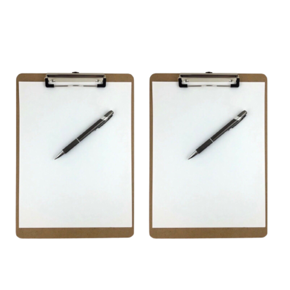 Kitcheniva Letter Size Wood Clipboard 9&#x22; x 12&#x22; 2 Pack