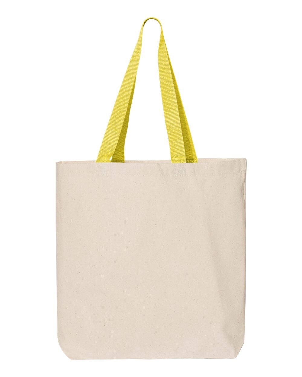 Q-Tees® 11L Canvas Tote with Contrast Color Handles