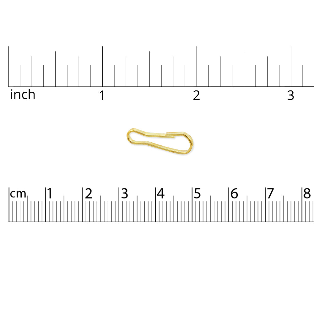 Lanyard Hook Clasp 3/4&#x22; Gold Color (Package of 10)