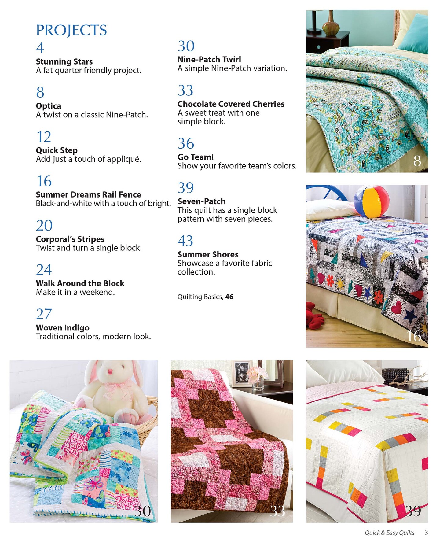 Leisure Arts Quick and Easy Quilts Quilting Book
