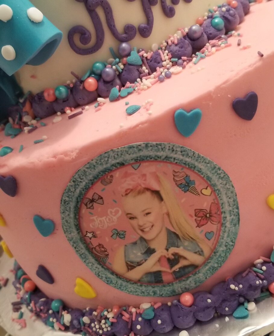 Custom Edible Image with Fondant Back
