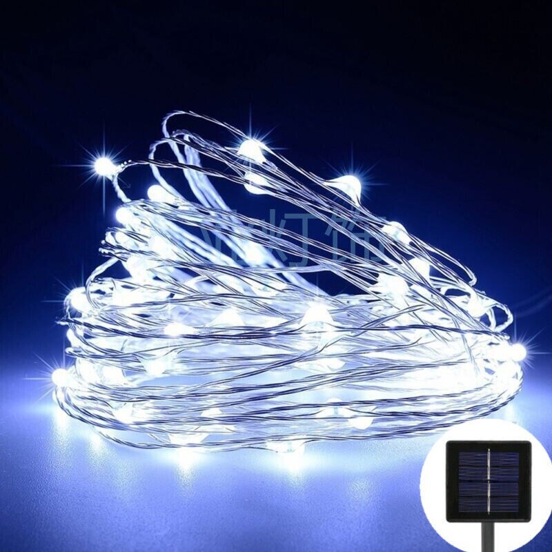 Solar LED Fairy Lights for Outdoor Parties and Christmas Decor