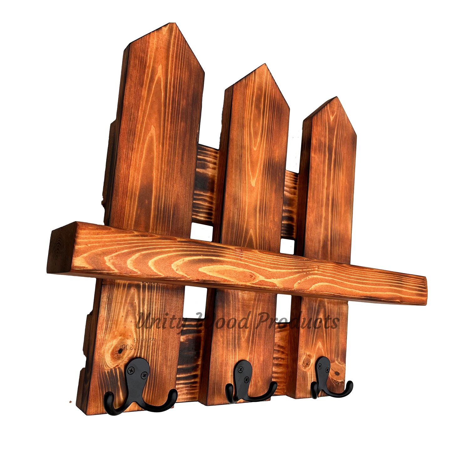 Rustic Picket Coat and Key Hanger MakerPlace by Michaels