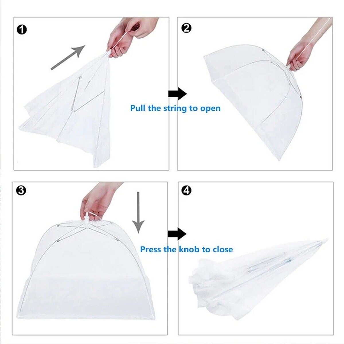 Collapsible Food Tent Covers 4 packs
