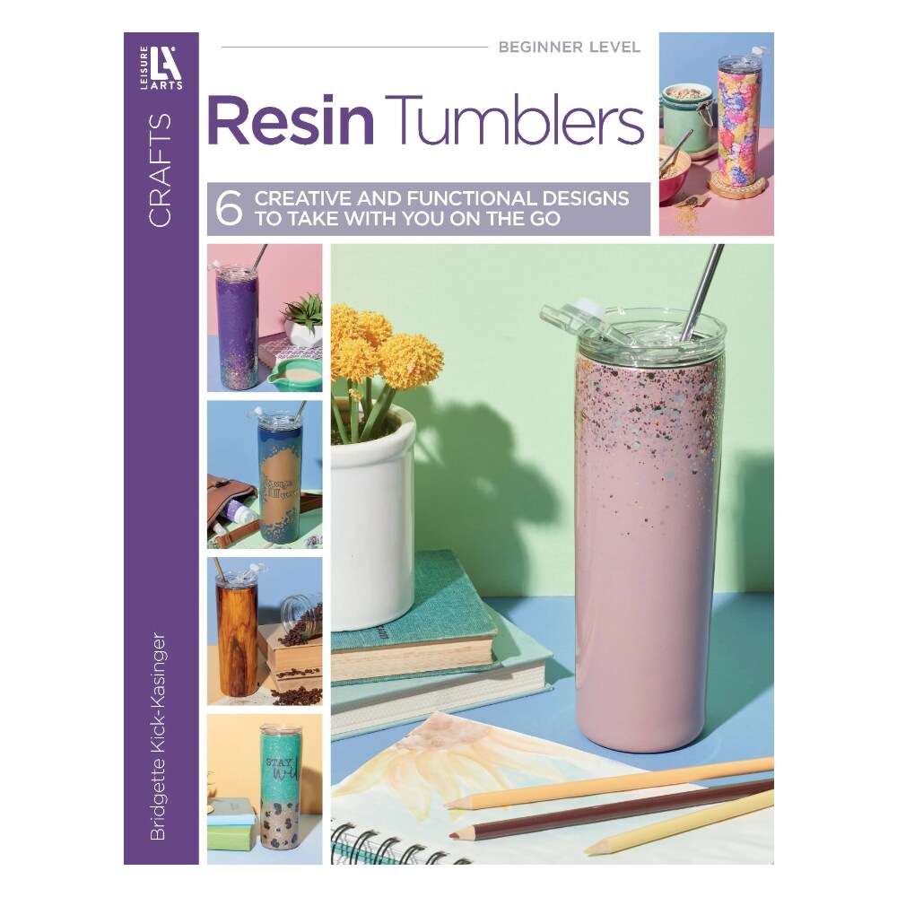 Leisure Arts Resin Tumbler Designs Crafting Book