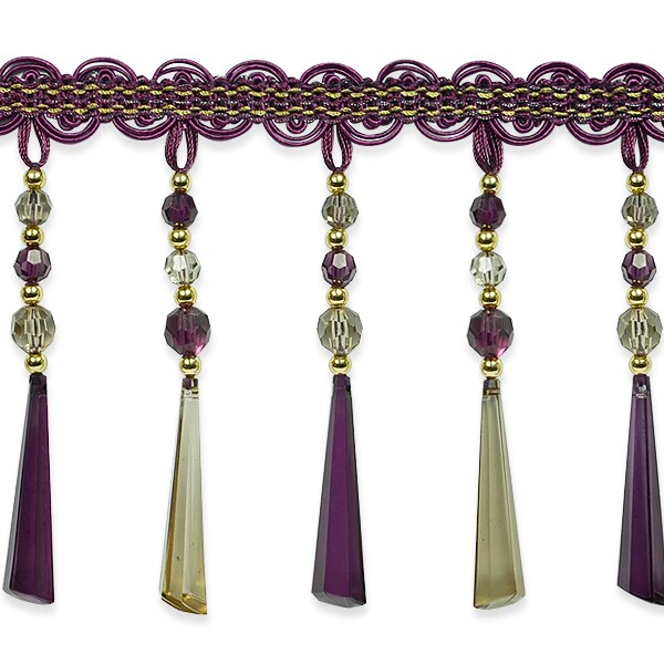 Genevieve Bead Fringe Trim