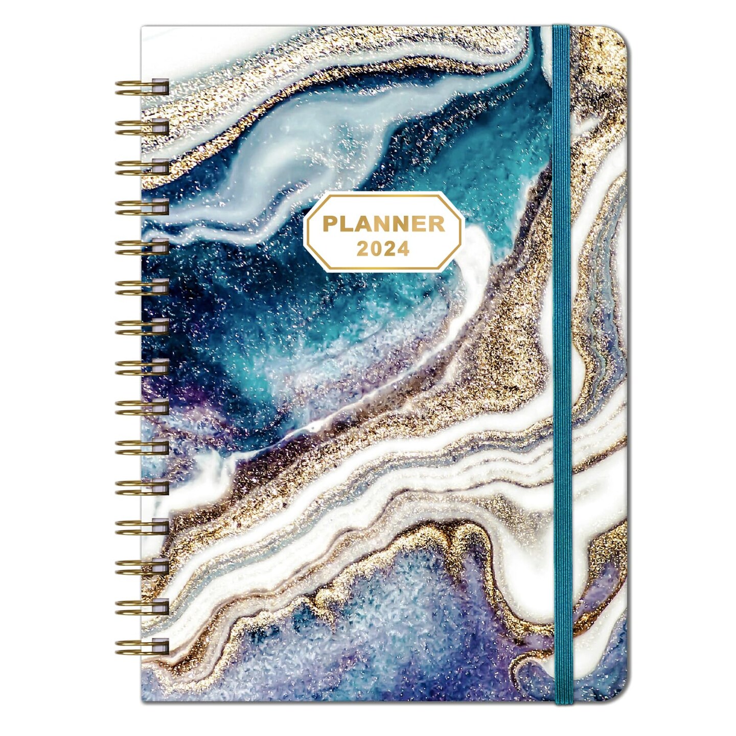 2024 Planner - 2024 Planner Weekly and Monthly, 2024 Calendar Planner from Jan 2024 to Dec 2024, Planner 2024 with, Inner Pocket, Tabs