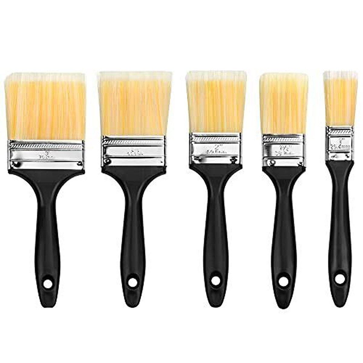 Multisized Ordinary Paint Brush Set of 5 Michaels