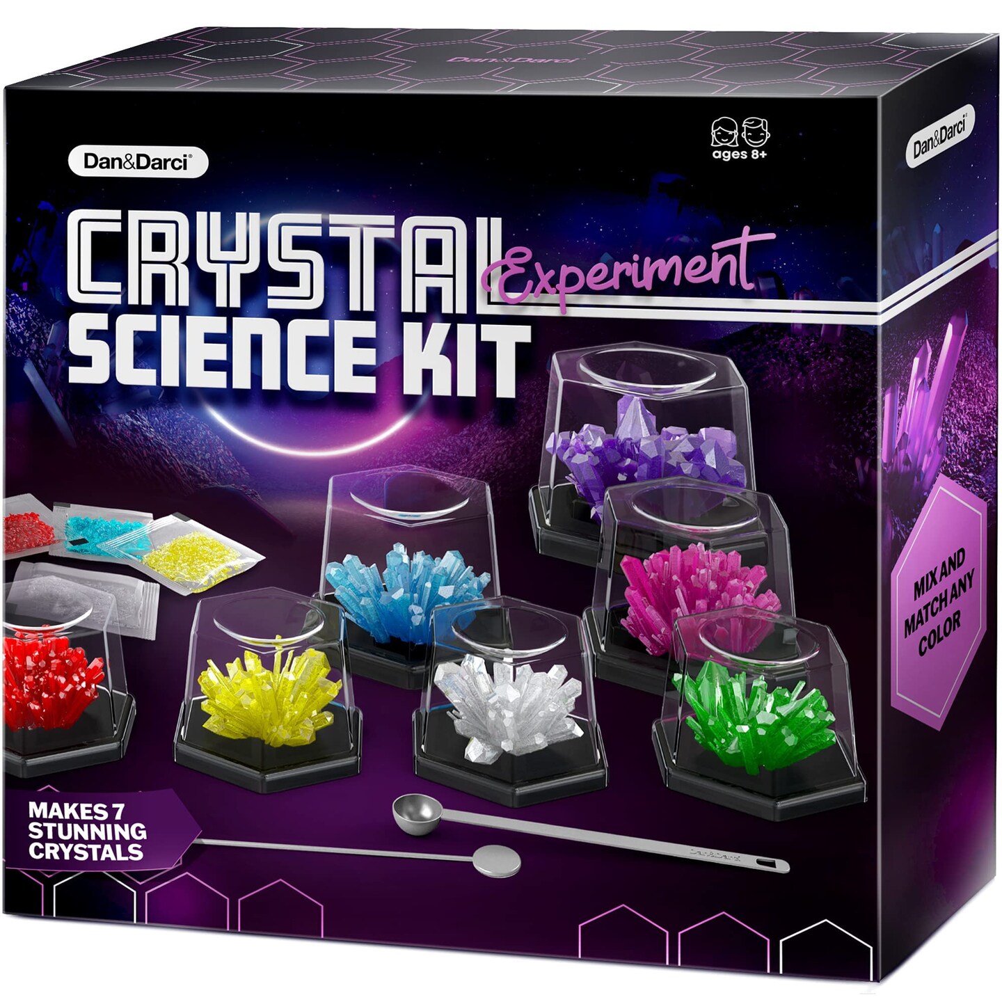 Crystal Growing Kit, STEM Projects Science Kits for Kids Age 8-12, Girls  Toys 8-10 Years Old, Crafts Gift Toys for 6 7 8 9 10 11 12 Years Old Girls  