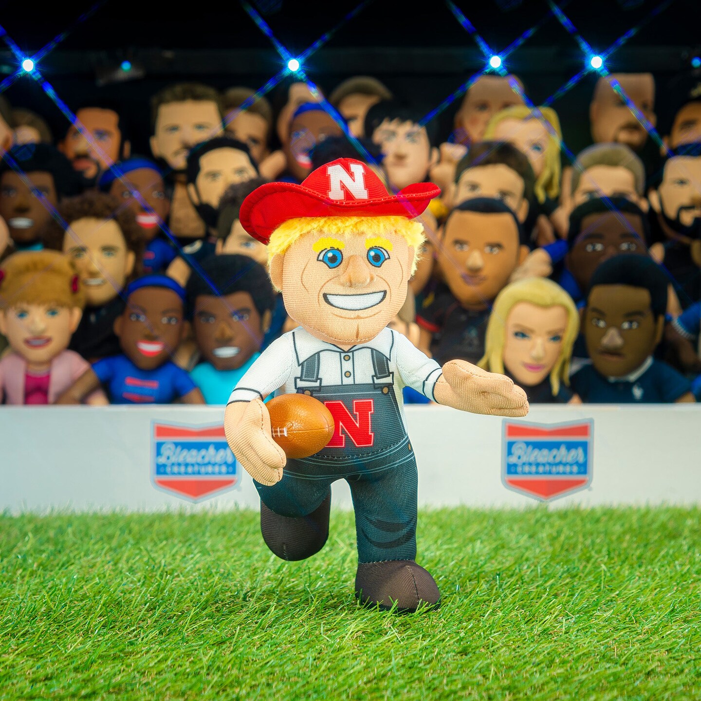 Bleacher Creatures Nebraska Huskers Herbie 10&#x22; Mascot Plush Figure Updated