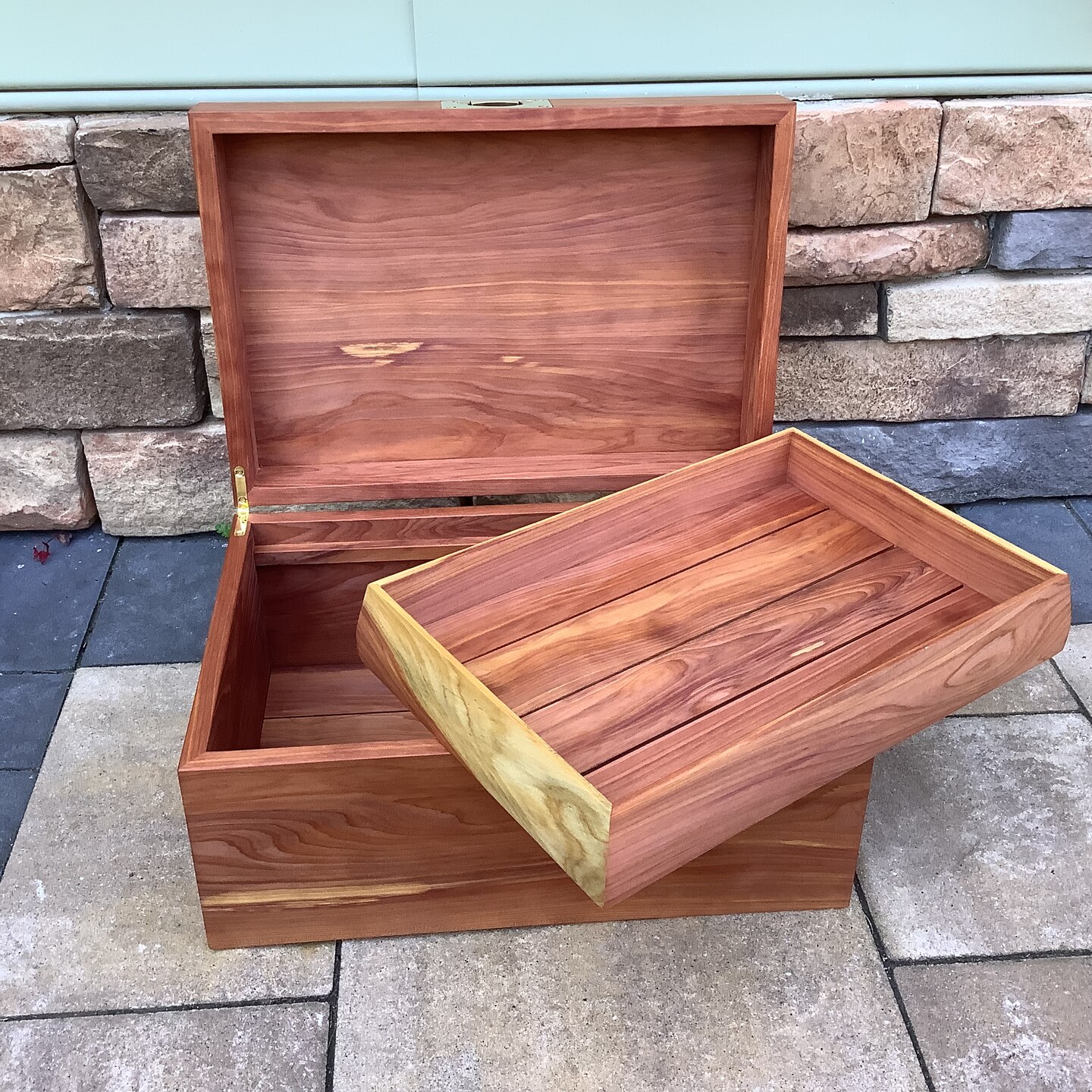 Cedar Wood Box Keepsake Box Wooden Chest -  Canada