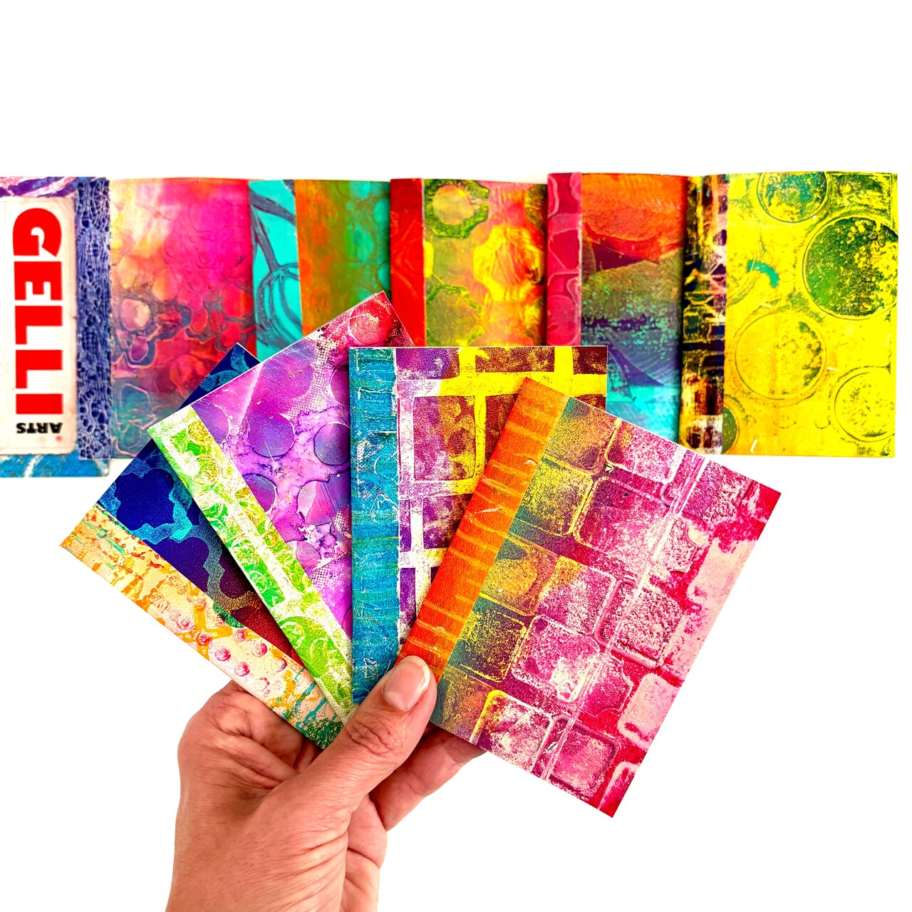 Decorate Notebooks for the New Year with Gelli Arts®