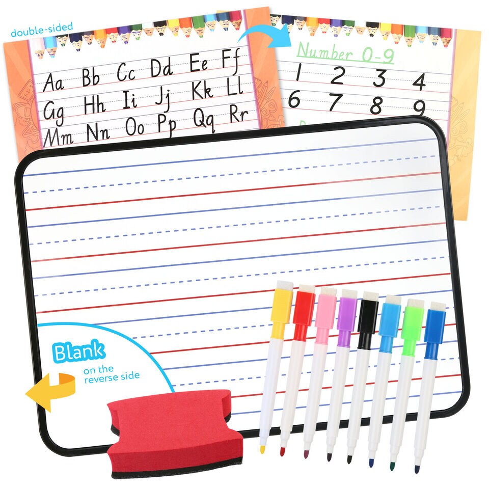 Magnetic Dry Erase Board Whiteboard Double Sided Lap Board