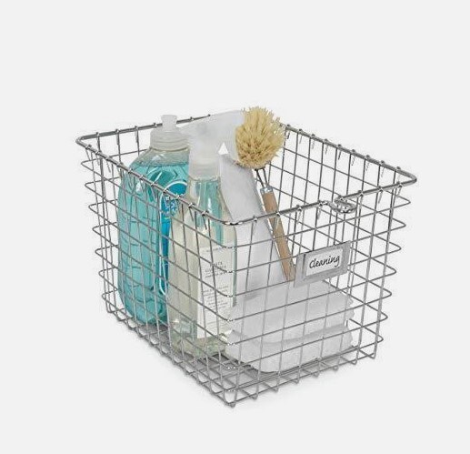 Spectrum Small Diversified Wire Storage Basket in Chrome
