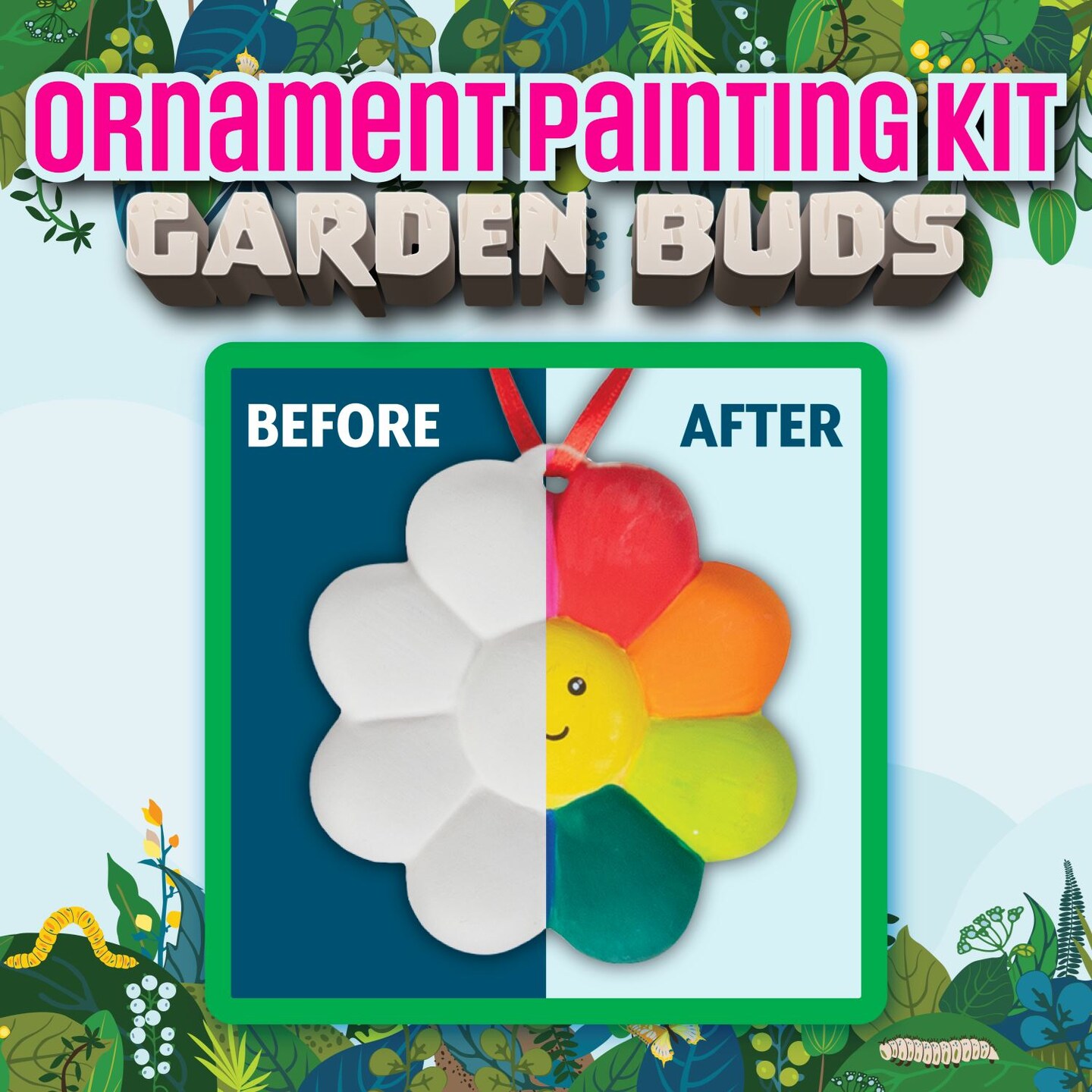 Tulip Garden Buds 6-Pc. Ornament Painting Kit