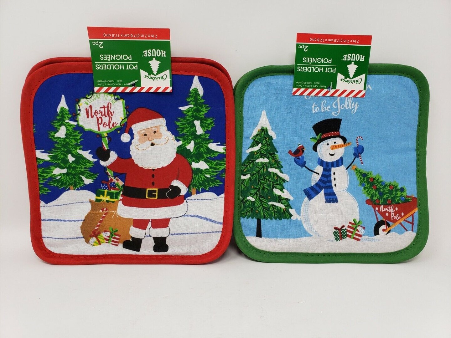 Christmas Pot Holders 2 packs Michaels