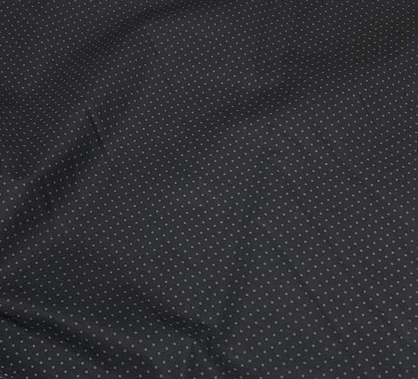 Cotton Fabric by the yard -- Black Tone Swiss Polka Dots - Black Background -- Ref. C790-110 BLACK -- Black Tone On Tone Collection by Riley Blake Designs&#xAE;