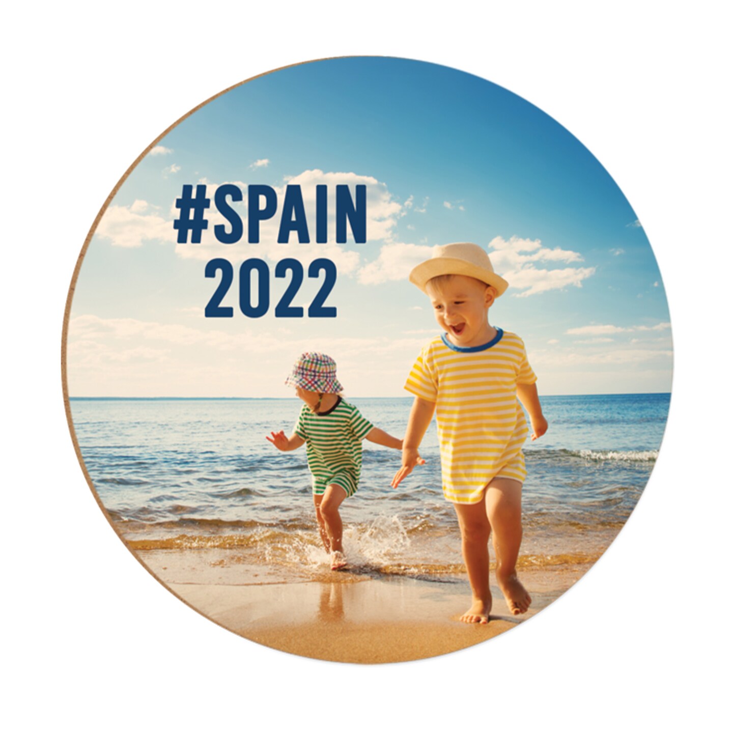 Unisub Sublimation Blank Coaster, Hardboard Round with Plain Back no Peel Coat, Coasters for Sublimation Imprinting Products for, 3.5&#x22; x .125&#x22;