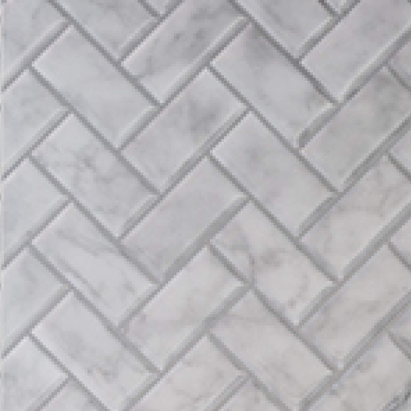 4-Pack Peel and Stick Tiles Marble Herringbone Backsplash Covers 3.06 Sq Ft.