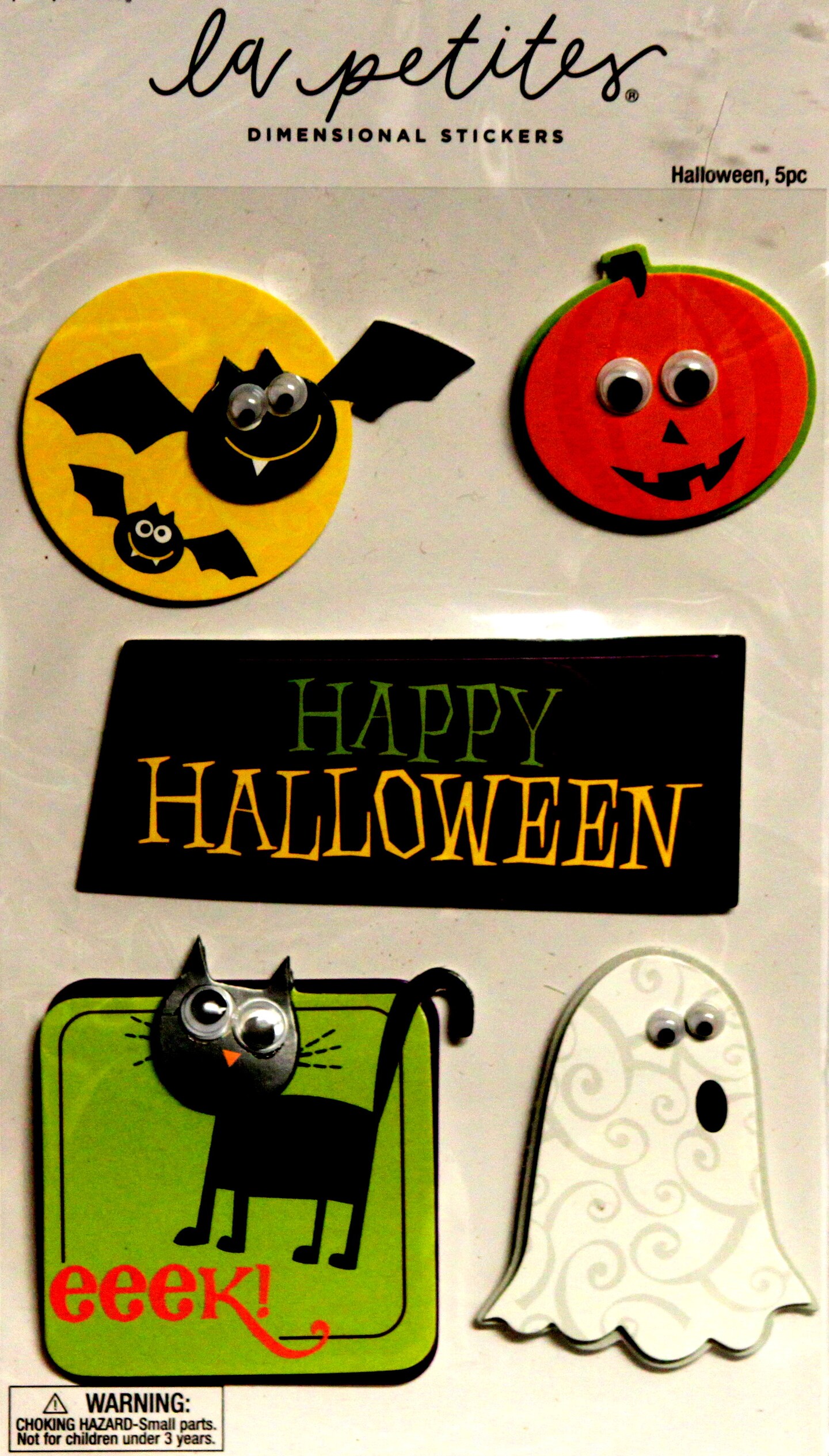 La Petites Dimensional Happy Halloween Stickers