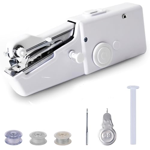 Silver Small Sewing Machine
