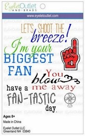 Eyelet Outlet Cling Fan Stamps