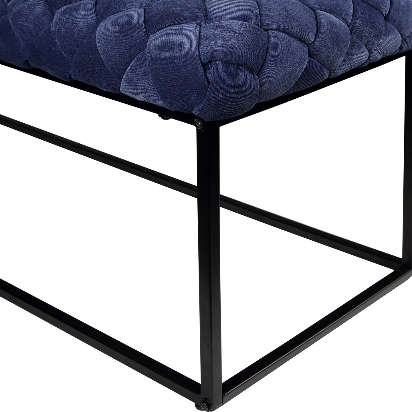 Mariana Velvet Woven Texture Bench