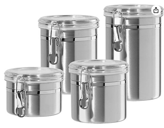 4 Piece Stainless Steel Food Storage Container Set Michaels 9995