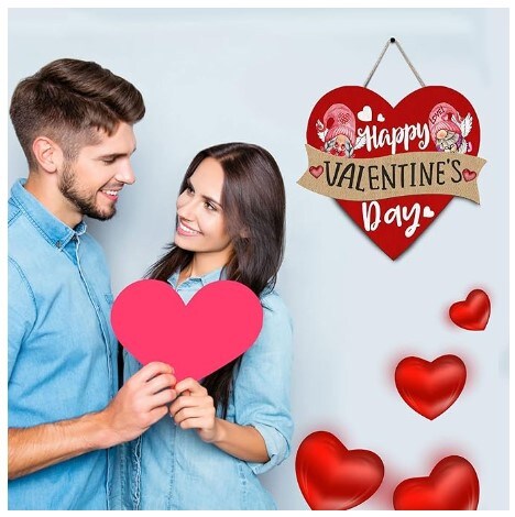 Gnome Valentines Day Wall Decor